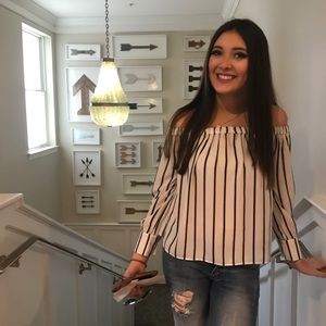 Off the shoulder top